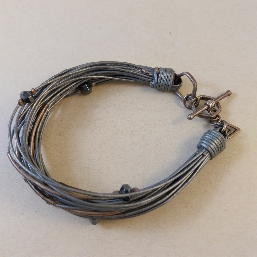 Silpada Sterling Silver Multi-Strand Bracelet with Black Accents - Picture 11 of 16